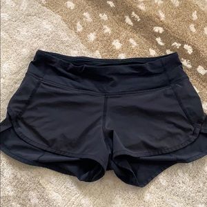 Black Lululemon shorts